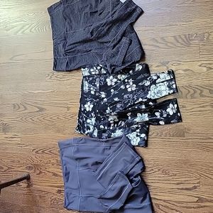 3 pair Victoria's Secret leggings size 12